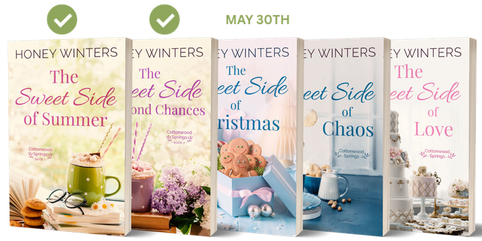 The Cottonwood Series in paperback. listing that the first books have been published and book 3 is coming May 30th